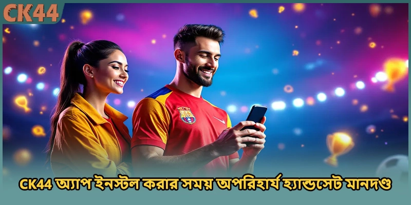 CK44 অ্যাপ ইনস্টল করার সময় অপরিহার্য হ্যান্ডসেট মানদণ্ড