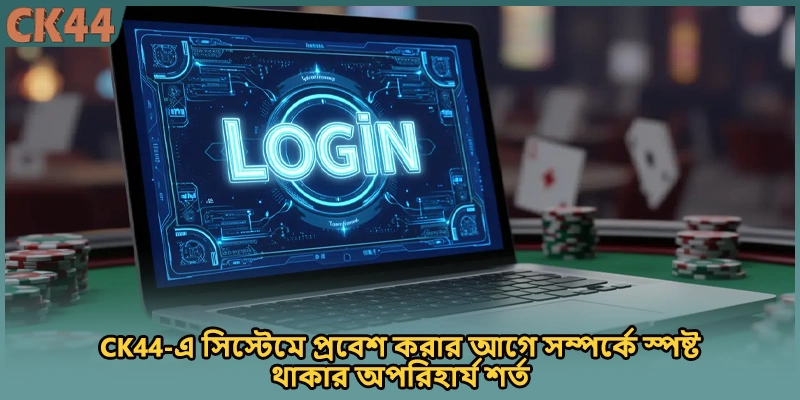 CK44-এ সিস্টেমে প্রবেশ করার আগে সম্পর্কে স্পষ্ট থাকার অপরিহার্য শর্ত