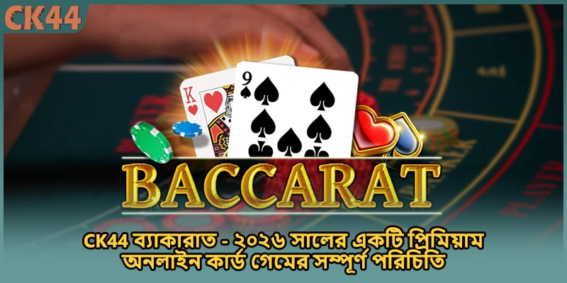 CK44 ব্যাকারাত - ২০২৬ সালের একটি প্রিমিয়াম অনলাইন কার্ড গেমের সম্পূর্ণ পরিচিতি
