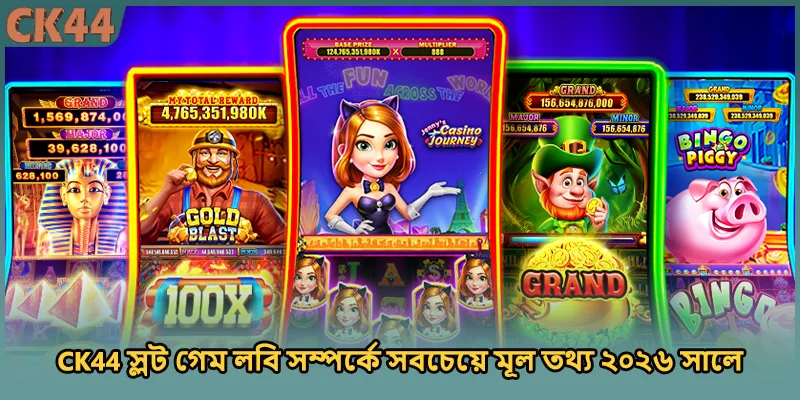 CK44 স্লট গেম লবি সম্পর্কে সবচেয়ে মূল তথ্য (২০২৬ সালে