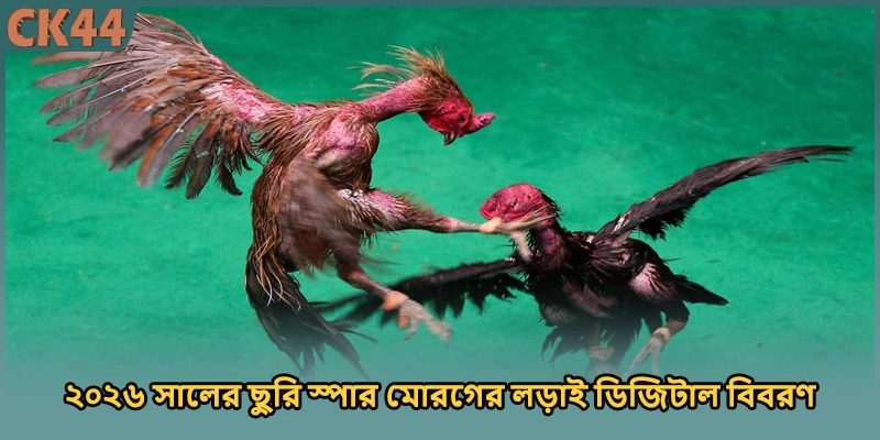 ২০২৬ সালের ছুরি স্পার মোরগের লড়াই ডিজিটাল বিবরণ